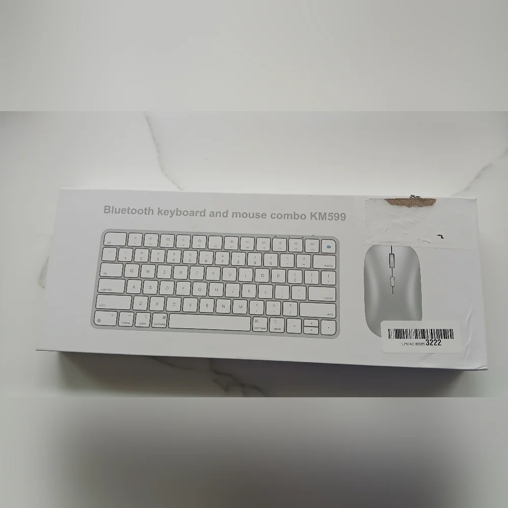 Bluetooth Keyboard and Mouse Combo for Mac – Rechargeable | Ultra-Slim KM599